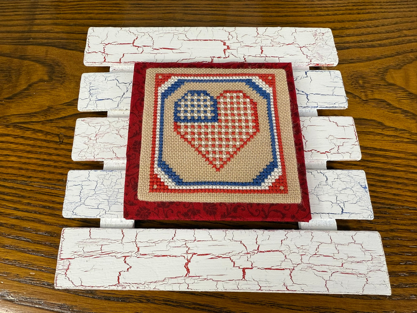 Little Patriotic Quaker Cross Stitch Pattern- PDF Download
